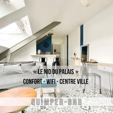 Апартаменти Le Nid Du Palais - Wifi - Calme - Confort - Palais De Justice Кемпер Екстер'єр фото